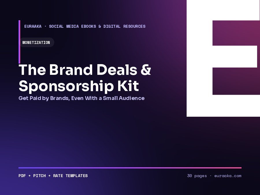 The Brand Deals & Sponsorship Kit